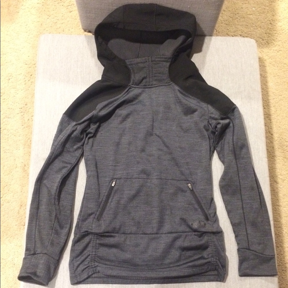 Gray North Face Hoodie/Jacket